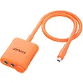 Jackery - Solcellepanelkontakt - DC8020 (hann) til DC8020 (hunn) - DC 60 V - 12.5 A - 57.94 cm - utendørs - for Explorer 2000 Pro