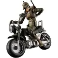 Megahouse Mobile Suit Gundam Fyrstedømmet Zeon Soldat General Og Motorsykkel Figur 10 Cm
