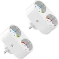 Gosund Sp211 Dual Wifi Smart Socket 3500w Tuya Smartplugg 2 Enheter