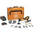 Fein AMM 500 PLUS CE-Set 71293868000 Batteridrevet multifunktionsværktøj inkl. ekstra batteri, Inkl. oplader, inkl. tilbehør, Kuffert 18 V 2 Ah Antal