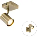 QAZQA Moderne spotlight bronse justerbar firkantet - Jeana