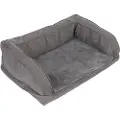 Zooplus Exclusive Ortopedisk Hundesofa - Grå - Erstatningstrekk, mørkegrå, Str. M