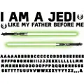 RoomMates Star Wars ''I AM A JEDI, Like my father before me'' Wallstickers