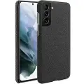 Mtp Products KSQ Stoffbelagt Samsung Galaxy S22 5G Plast Deksel - Svart