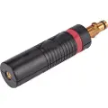 Nilfisk 128500079, Munnstykke, Nilfisk, Power speed (red) (Bayonet coupling), Sort, Rød, 1 stykker
