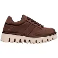 Art unisex. 118001112003_012 Brown 1800 Lux leather sneakers (46), Flat, Laces, Casual