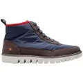 Art for man. 115851150003_0B0 Sneakers with boots1585 Ontario blue (45), Fabric, Flat, Laces, Casual