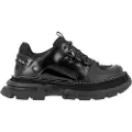 Art unisex. 116501010003_001 Core 1 1650 black leather sneakers -Platform height: 4,5 cm (36), 3 to 5 cm, Laces, Casual