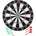 Masterdarts Dartskive med 6 piler, diameter 40,5 cm<