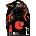 Flexi Xtreme sele bånd oransje, 8 m - Størrelse L: opptil 55 kg