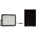 V-TAC VT-120W 7826 LED-flugtlys, Solcellemodul 15 W Dagslyshvid Sort