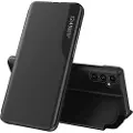 Mtp Products Samsung Galaxy A14/A14 5G Smart Clear View Flip-deksel - Svart