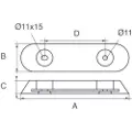 Talamex Vetus Anode Type 25 Aluminium