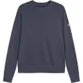 Ecoalf for man. MCMGASTBERJA0863S24-161 Berja navy sweatshirt (XXL), Casual, Long sleeve, Organic Cotton, Sustainable