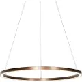 QAZQA Pendellampe bronse 80 cm inkl. LED 3-trinns dimbar - Girello