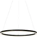 QAZQA Hengende lampe svart 80 cm inkl. LED 3-trinns dimbar - Girello