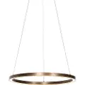 QAZQA Hengelampe bronse 60 cm inkl. LED 3-trinns dimmbar - Girello
