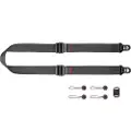 Peak Design Slide Lite Black v3 hals- eller skulderreim for lette kameraer