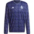 Adidas Real Madrid 23/24 Før Kamp Langarmet T-skjorte