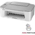 Canon PIXMA TS3551i - Multifunksjonsskriver - farge - ink-jet - Legal (216 x 356 mm)/A4 (210 x 297 mm) (original) - A4/Legal (medie) - opp til 7.7 ipm (trykking) - 60 ark - USB 2.0, Wi-Fi(n) - hvit