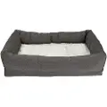 Dogman Classy Memory Foam Hundbädd Grå L 74cm