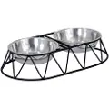 Dogman Matbar Menja Svart 2x700ml 41,5cm
