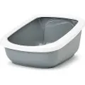 Savic Aseo Jumbo kattebakke, 67,5x48,5x28cm, grå/hvid