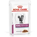 Royal Canin Nyrefôr Til Katt Våtfôr Med Fiskebiter I Saus 85g 12 Enheter