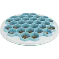 Trixie Hive Slow Feeding plate, plastic/TRP/TPE, ø 30 cm, grey/blue