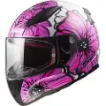 LS2 Ff353 Rapid Ii Poppies Fullface-hjelm