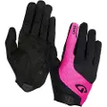 Giro Tessa Gel LF sykkelhansker svart knallrosa størrelse S (GR-7085722)