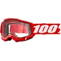 100% 100 % Goggles 100 % ACCURI 2 ENDURO MOTO RED (klar dobbel linse) (NY)