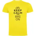 Kruskis Keep Calm And Bike On Kortarmet T-skjorte