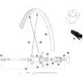 Mavic Aksium Elite Ust/ksyrium Ust Bakre Høyre Eiker 10 Enheter
