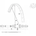 Mavic Qrm Auto Mtb Boost Forhjulsaksel