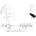 Mavic Cosmic Pro Carbon Ust Disc 650b Bakre Høyre Eiker 12 Enheter