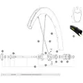 Mavic Cosmic Pro Carbon Ust Rear Felg