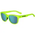 Tifosi Swank Satin Electric Green Glasses (1 Smoke Bright Blue glass 11,2 % lystransmisjon)