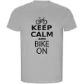 Kruskis Keep Calm And Bike On Eco Kortarmet T-skjorte