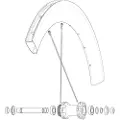 Mavic Kit 2 Front/rear Comete Pro Carbon Ust Eiker