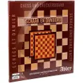 Abbey Draughts/chess Board Brettspill