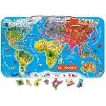 Janod Magnetisk Verdenskart Puslespillversjon Spansk