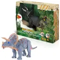 Tachan Gående Triceratops-figur Med Lys Og Lyd