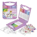 Crayola Koffert Med 65 Vaskbare Pastellblyanter Med Tilbehør