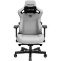 Anda Seat Kaiser 3 L, Polstret Sete, Polstret Rygg, Grå, Grå, Stoff, Stoff