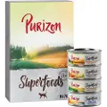 Purizon Superfoods 6 x 70 g - Mixpakkke (2xKylling, 2xTunfisk 1xVillsvin, 1xVilt)