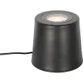 QAZQA Moderne hagespot svart rund IP65 AR111 - Lennard