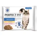 Perfect Fit Indoor 1+ - Mixpakke: Kylling & laks 4 x 85 g