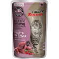 Benek Økonomipakke Super Benek kornfrie dampede fileter 56 x 85 g - And med tranebær i saus