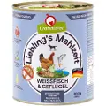 Granatapet Liebling's Måltid 6 x 800 g - Hvitfisk & Fjærkre